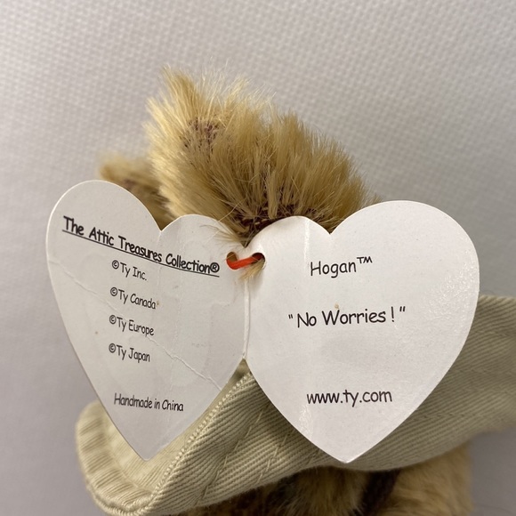 Ty Attic Treasures Hogan The Kangaroo Plush Stuffed Animal Toy 9” - Picture 3 of 9